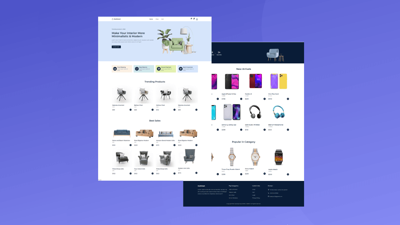 Multimart Ecommerce Web App